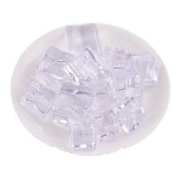 Fashion Plastic Beads, injection moulding, DIY white 