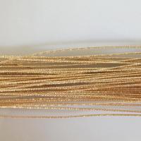 Oro-llenado Floret artificial, 14K lleno de oro, dorado, 0.76mm, longitud:aproximado 12 Inch, Vendido por UD