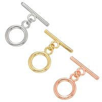 Brass Toggle Clasp, plated, for woman 