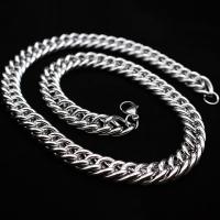 Нержавеющая сталь 304 Ожерелье, полированный, ювелирные изделия моды & Мужский, оригинальный цвет длина:Приблизительно 23.82 дюймовый, продается Strand