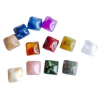 Fashion Resin Cabochons,  Square, DIY Approx 