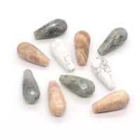 Gemischte Edelstein Perlen, Naturstein, Tropfen, DIY & verschiedenen Materialien für die Wahl & facettierte, keine, 12x25mm, verkauft von PC