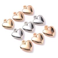 CCB Plastic Pendants, Copper Coated Plastic, Heart, plated, DIY Approx 