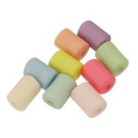 Solide Acryl Perlen, Zylinder, DIY, keine, 10x7x7mm, Bohrung:ca. 1mm, ca. 1100PCs/Tasche, verkauft von Tasche