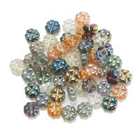 Flower Crystal Beads, Four Leaf Clover, plated, DIY 8mm 