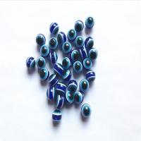 Perles en résine de mauvais œil, poli, DIY & normes différentes pour le choix, bleu Vendu par sac