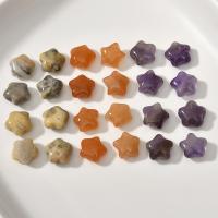 Gemischte Edelstein Perlen, Stern, DIY & verschiedenen Materialien für die Wahl, 10mm, Bohrung:ca. 0.9mm, verkauft von PC