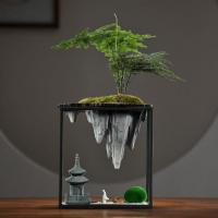 Porzellan Bonsai Ornament, Halbhandgefertigt, für Zuhause und Büro, 210x110x430mm, verkauft von PC