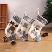 Christmas Stocking and Holder for your Mantel, Non-woven Fabrics, handmade, cute 