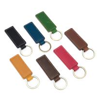 PU Schlüsselanhänger, Leder, mit Eisen, unisex, keine, 70x25mm, verkauft von PC