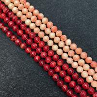 Synthetic Coral Beads, Round, DIY 7mm Approx 38 cm 