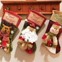 Christmas Stocking and Holder for your Mantel, Velveteen, handmade, cute 