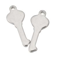 Stainless Steel Key Pendants, 201 Stainless Steel, fashion jewelry & Unisex, original color Approx 1.5mm 