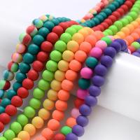 Round Polymer Clay Beads, DIY 8mm Approx 15 Inch 