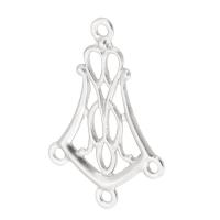 Filigree Stainless Steel Connector, 201 Stainless Steel, fashion jewelry, original color Approx 1mm 