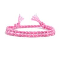 Polyester and Cotton Bracelet, Round, handmade, Adjustable & fashion jewelry & for woman 5mm cm 