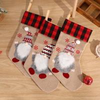 Christmas Stocking and Holder for your Mantel, Cloth, handmade, cute 