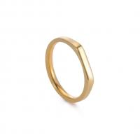 Titanium Steel Couple Ring, Vacuum Ion Plating, fashion jewelry & Unisex 2.3*1.5mm 