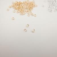 Messing öffnen Sprung Ring, 14 K vergoldet, DIY & verschiedene Größen vorhanden, 5000PCs/Tasche, verkauft von Tasche