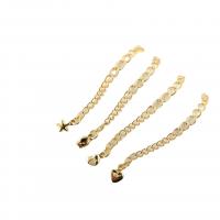 Brass Extender Chain, 14K gold plated, DIY Approx 1.96 Inch 