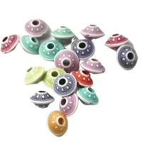 Acrylic Jewelry Beads, stoving varnish, DIY & chemical wash, mixed colors Approx 