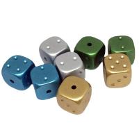 Solid Color Acrylic Beads,  Square, stoving varnish, DIY 14mm 