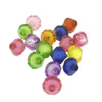 Bead in Bead Acrylic Beads, Rhombus, stoving varnish, DIY & faceted, mixed colors 
