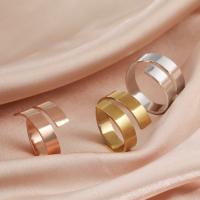 304 Stainless Steel Open Finger Ring, Vacuum Ion Plating, fashion jewelry & Unisex 