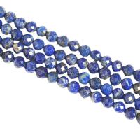 Perles de pierre lasurite naturelles, Lapis lazuli, Rond, poli, DIY & normes différentes pour le choix & facettes, bleu Environ 14.96 pouce, Vendu par brin