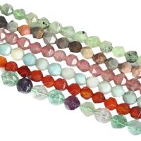 Gemischte Edelstein Perlen, rund, poliert, DIY & verschiedenen Materialien für die Wahl & verschiedene Größen vorhanden & facettierte, keine, Länge:ca. 14.96 ZollInch, verkauft von Strang