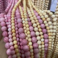 Dyed Shell Beads, Round, polished, DIY Approx 39 cm [