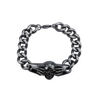 Titanium Steel Bracelet, anoint, fashion jewelry & for man, 220mm 
