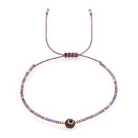 Evil Eye Bracelet Bijoux, Seedbead, Réglable & bijoux de mode & pour femme, plus de couleurs à choisir Environ 11.02 pouce, Vendu par PC