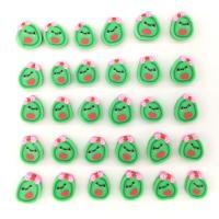 Polymer Clay Jewelry Beads, DIY, green, 10mm, Approx 