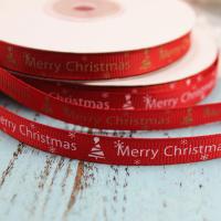 Polyester Ribbon, Christmas Design & with letter pattern 