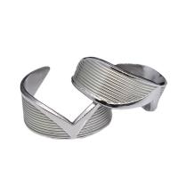 304 Stainless Steel Cuff Finger Ring, Vacuum Ion Plating, fashion jewelry & Unisex 9mm 