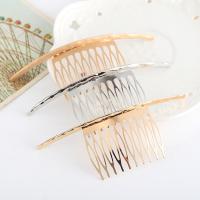 Decorative Hair Combs, Zinc Alloy, plated, for woman 