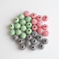 Painted Wood Beads, Schima Superba, Round, DIY 16mm, Approx 