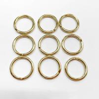 Iron Split Ring, Donut, plated, DIY, gold, 32.1mm, Inner Approx 24.9mm 