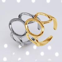 304 Edelstahl Open -Finger-Ring, Vakuum-Ionen-Beschichtung, Modeschmuck & unisex, keine, 16mm, verkauft von PC