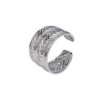 304 Stainless Steel Cuff Finger Ring, Vacuum Ion Plating, fashion jewelry & for man 13mm 