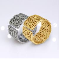 304 Stainless Steel Open Finger Ring, Vacuum Ion Plating, fashion jewelry & for man 12mm 