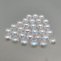 ABS Kunststoff Perlen Cabochon, ABS-Kunststoff-Perlen, DIY & verschiedene Größen vorhanden, weiß, verkauft von PC