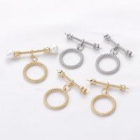 Brass Toggle Clasp Findings, plated, DIY 16mm 0.8mm 
