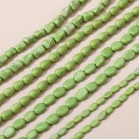 Synthetische Türkis Perlen, DIY & verschiedene Stile für Wahl, keine, verkauft von Strang