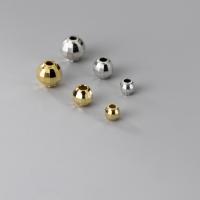 Sterling Silver Beads, 925 Sterling Silver, plated 5mm 