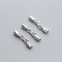 Sterling Silver Hook and Eye Clasp, 925 Sterling Silver, DIY, silver color, 28mm, Inner Approx 3mm 