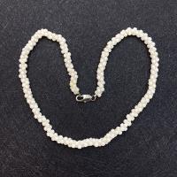 Synthetic Coral Necklace, Unisex, white Approx 38 cm 