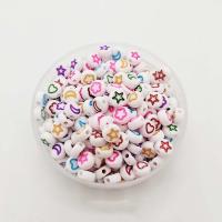 Acrylic Jewelry Beads, Flat Round, DIY & enamel Approx 