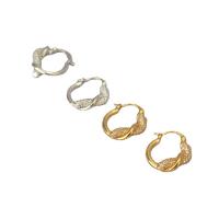 Cubic Zirconia Micro Pave Brass Earring, plated, micro pave cubic zirconia & for woman 20mm 